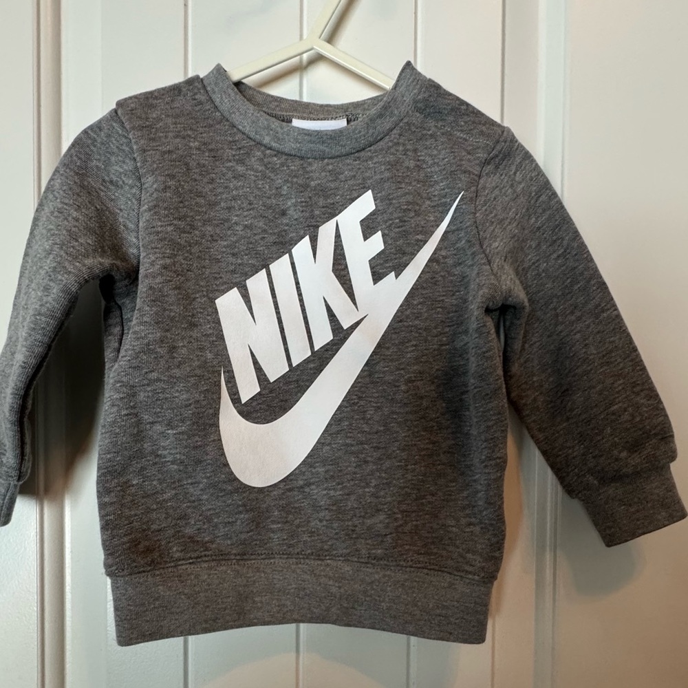 Baby/ 12 mo. “NIKE” Grey Crewneck Sweatshirt